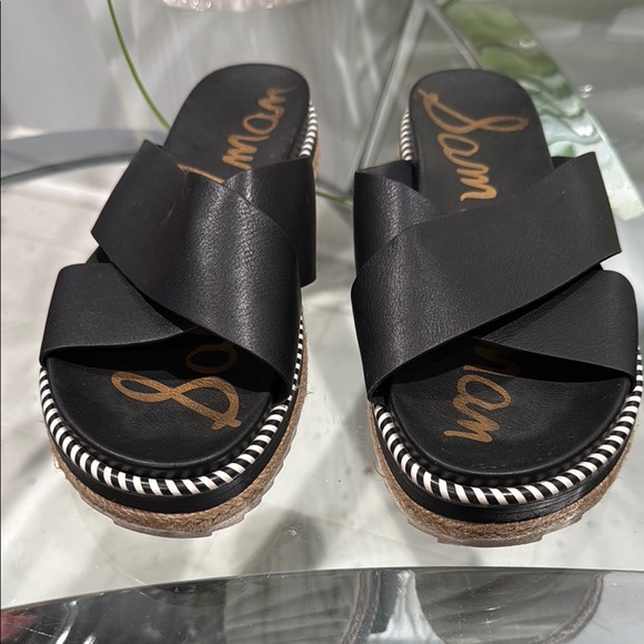 Sam Edelman Black Women's Sandals - Picture 1 of 7